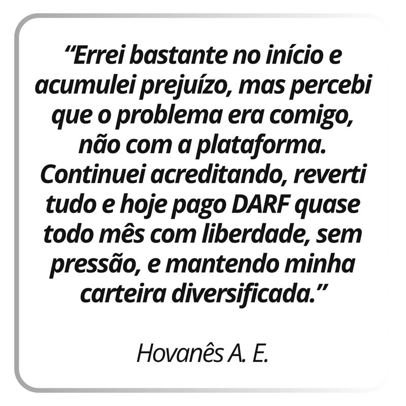 Depoimento real de assinante Gamma Quant: Hovanês